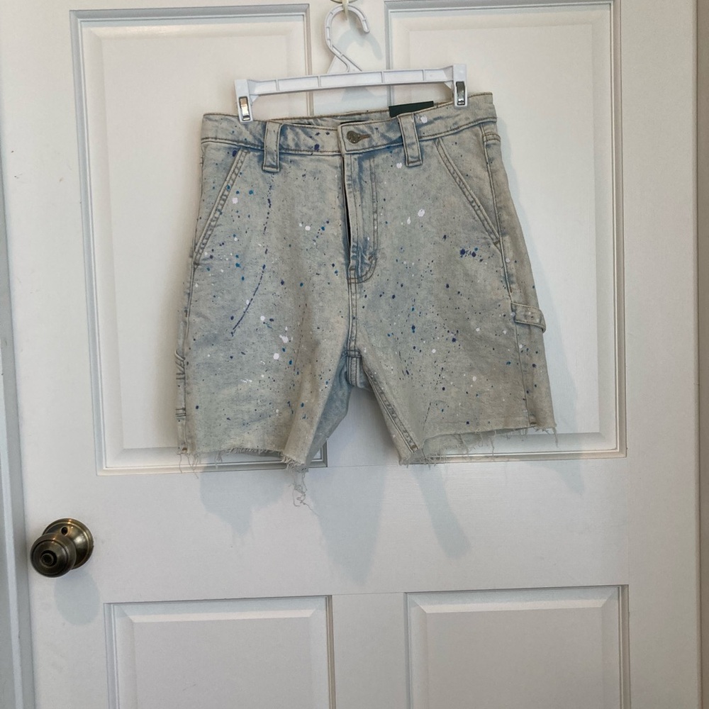 NWT Wild Fable Denim Shorts with Paint dot design